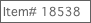 Item# 18538