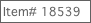 Item# 18539